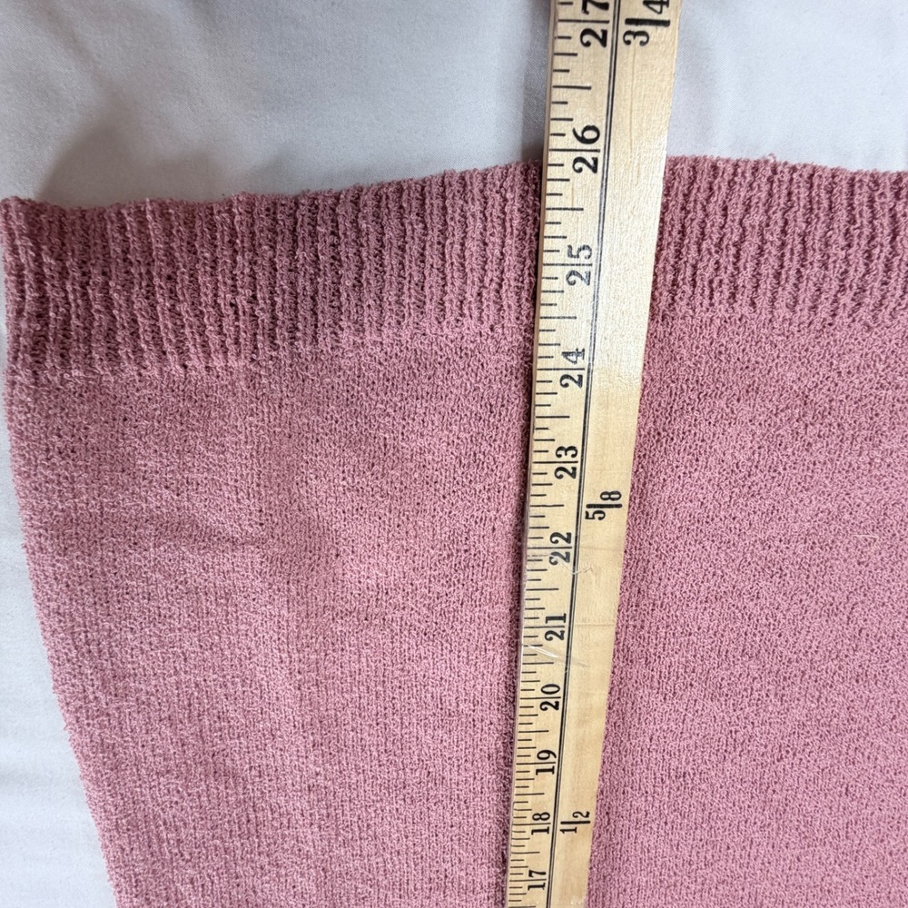 Perch by Blu Pepper Pink Textured Knit Button Back Top 1XL - Picture 5 of 8